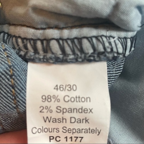 𝅺peter Christian blue denim jeans 46x30 - Picture 10 of 10